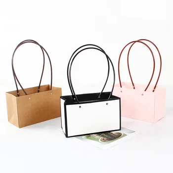 5Pcs Square Kraft Paper Tote Bag Flower Wrapping Bag DIY Florist Bouquet Packaging Gift Box
5Pcs Square Kraft Paper Tote Bag Flower Wrapping Bag DIY Florist Bouquet Packaging Gift Box