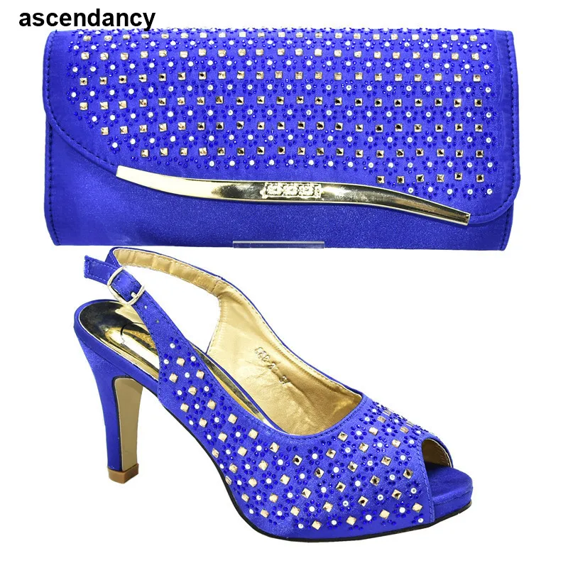 Ladies Italian Shoes and Bag Set Decorated with Rhinestone Shoes and Bag Set for Party Italy High Heels Women Wedding Shoes
Ladies Italian Shoes and Bag Set Decorated with Rhinestone Shoes and Bag Set for Party Italy High Heels Women Wedding Shoes
