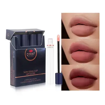 4Pcs/Box Natural Matte Velvet Lipstick Set Long-Lasting Waterproof Easy To Color Lip GlazeLipstick Tubes Sexy Lip Tint Makeup
4Pcs/Box Natural Matte Velvet Lipstick Set Long-Lasting Waterproof Easy To Color Lip GlazeLipstick Tubes Sexy Lip Tint Makeup