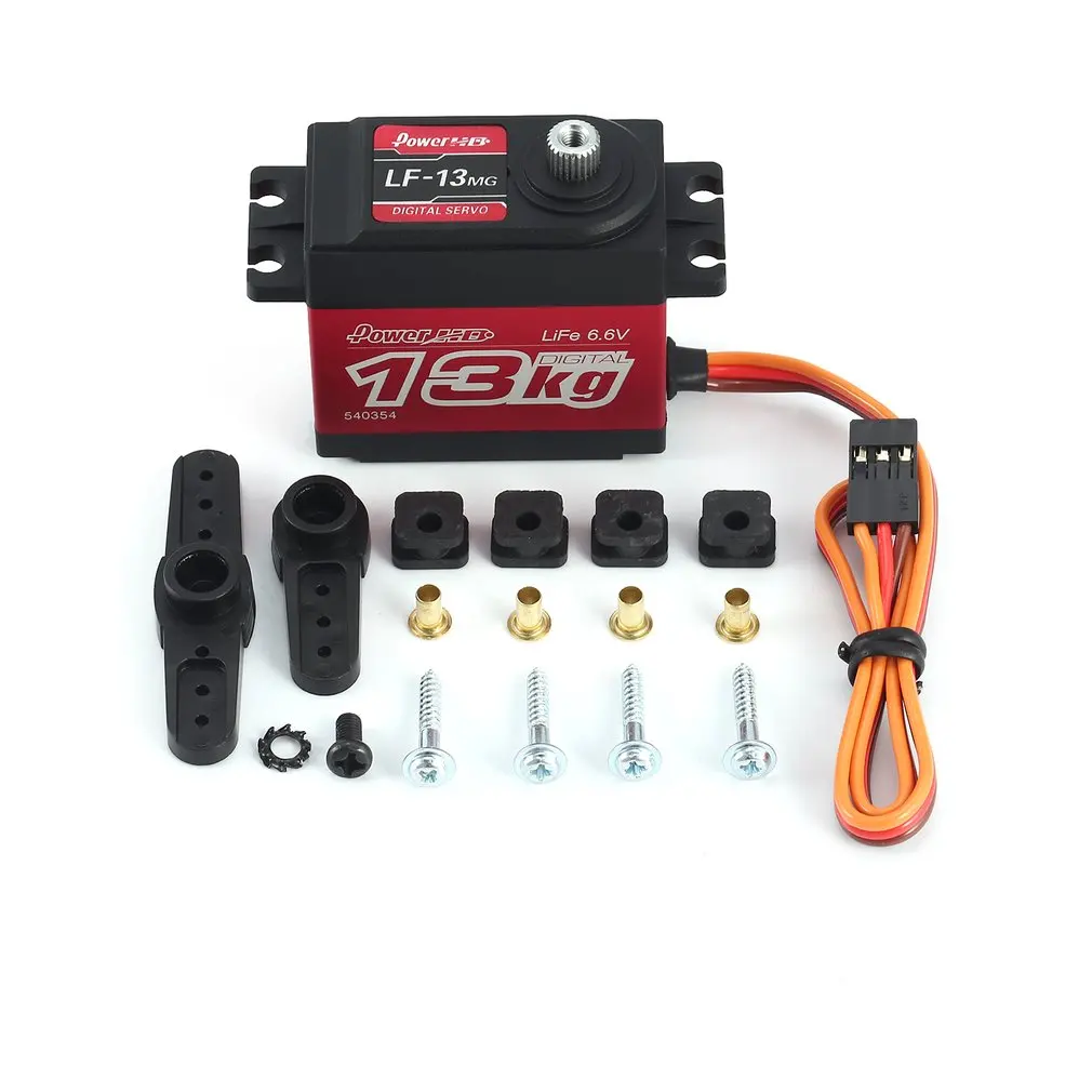 Power HD LF-13MG Standard Digital High Speed 13KG Servo For 1:10 1:8 RC Steering Cars
Power HD LF-13MG Standard Digital High Speed 13KG Servo For 1:10 1:8 RC Steering Cars