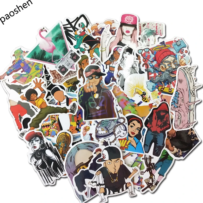 50pcs/pack Hip-hop Rap Street Style Sticker PVC Waterproof DIY Motorcycle Skateboard Trolley Case Bicycle Waterproof Stickers
50pcs/pack Hip-hop Rap Street Style Sticker PVC Waterproof DIY Motorcycle Skateboard Trolley Case Bicycle Waterproof Stickers