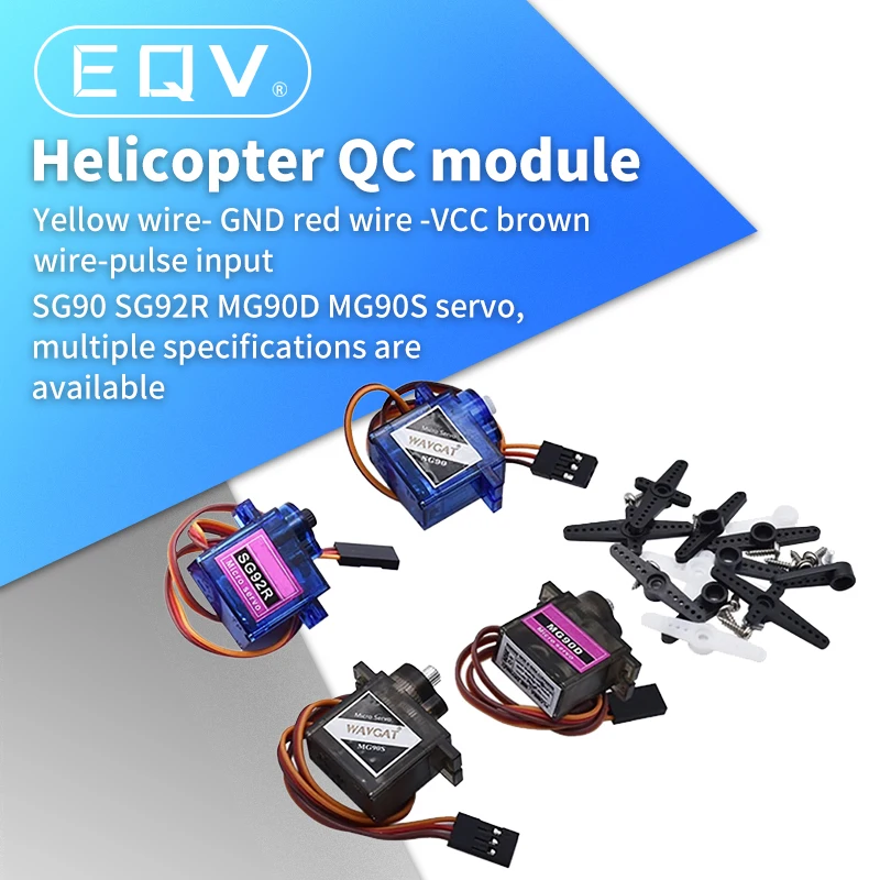 Умная электроника Rc Mini Micro Classic Сервоприводы 9g SG92R SG90 MG90S MG90D для радиоуправляемых
