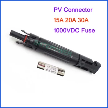 15A 20A 30A 1000VDC Fuse Use for solar cell panel Fuse Holder Protective PV Connector Fuse protection PV Photovoltaic
15A 20A 30A 1000VDC Fuse Use for solar cell panel Fuse Holder Protective PV Connector Fuse protection PV Photovoltaic