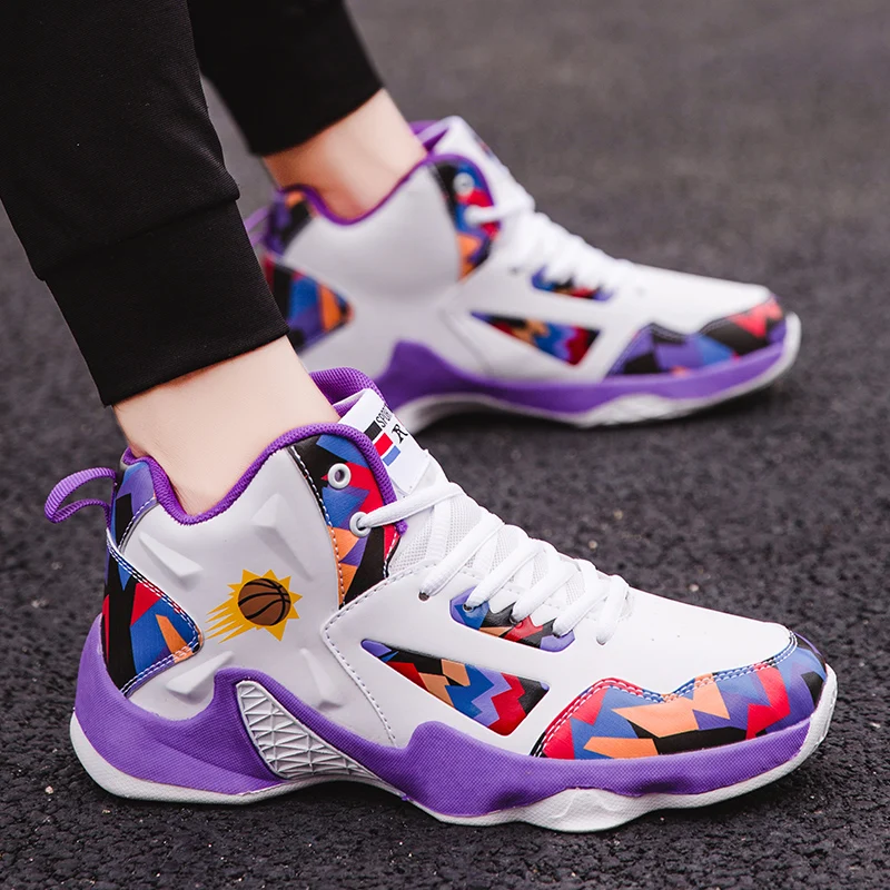 Men Professional High-top Basketball Shoes Men's Cushioning Hombre Basketball Sneakers Anti-skid Breathable Outdoor Sports Shoes
Men Professional High-top Basketball Shoes Men's Cushioning Hombre Basketball Sneakers Anti-skid Breathable Outdoor Sports Shoes