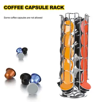 SONGLI Useful Coffee Pod Holder Iron Chrome Plating Stand Coffee Capsule Storage Rack For 24pcs For Dolce Gusto Capsule
SONGLI Useful Coffee Pod Holder Iron Chrome Plating Stand Coffee Capsule Storage Rack For 24pcs For Dolce Gusto Capsule