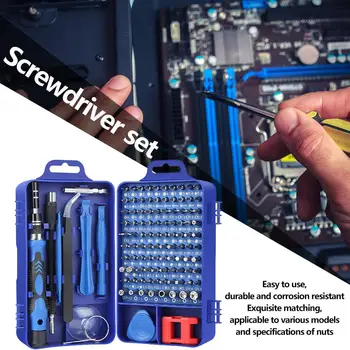 117 in 1 Screwdriver Set of Screw Driver Bit Set Multi-function Multitools Phone Repair Hand Tools Kit Screw Driver Torx Bits
117 in 1 Screwdriver Set of Screw Driver Bit Set Multi-function Multitools Phone Repair Hand Tools Kit Screw Driver Torx Bits