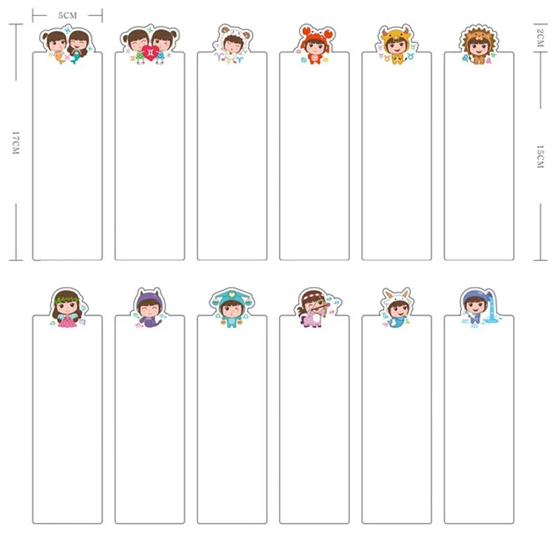 12pcs/set Constellation Cartoon Tape Dispenser, Matte PP Washi Tapes Organizer Ruler Tools
12pcs/set Constellation Cartoon Tape Dispenser, Matte PP Washi Tapes Organizer Ruler Tools