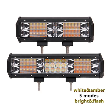 9inch 13Inch 180W Strobe Flash Car LED Work Light Bar Combo Beam Amber/White 5 Modes for Offroad 4x4 Truck SUV ATV Tractor Boat
9inch 13Inch 180W Strobe Flash Car LED Work Light Bar Combo Beam Amber/White 5 Modes for Offroad 4x4 Truck SUV ATV Tractor Boat