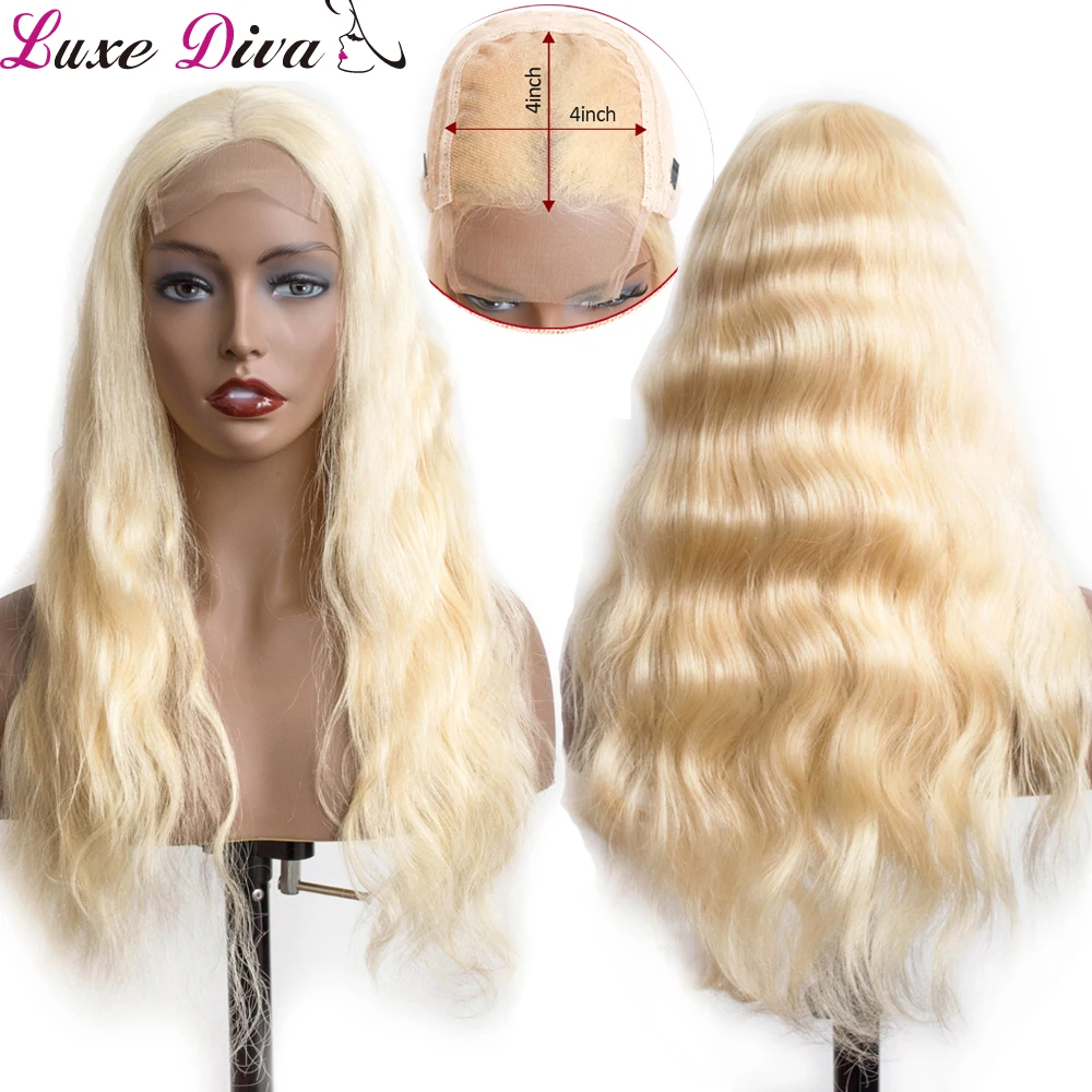 ,613_Blonde_Lace_Closure_Human_Hair_Wigsvirgin Remy_body (4)