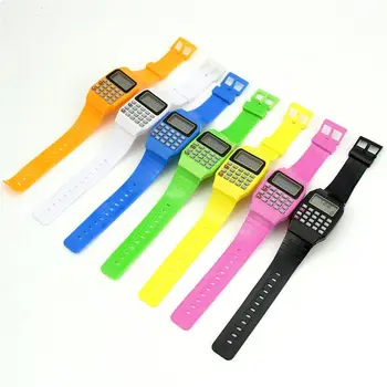 Fad Children Silicone Date Multi-Purpose Kids Electronic Calculator Wrist Watch WXTB
Fad Children Silicone Date Multi-Purpose Kids Electronic Calculator Wrist Watch WXTB