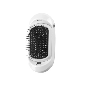 Electric Portable Negative Ionic Hair Comb, Scalp Massage Straight Hair Brush, Anti-Static Vibrating Comb Detangler Brush 
Electric Portable Negative Ionic Hair Comb, Scalp Massage Straight Hair Brush, Anti-Static Vibrating Comb Detangler Brush