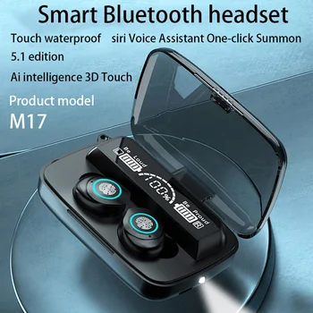 Bluetooth Earphones TWS V5.1 Stereo Earphones M17 Wireless Bluetooth Earphones In-ear Headsets For All Smart Phone
Bluetooth Earphones TWS V5.1 Stereo Earphones M17 Wireless Bluetooth Earphones In-ear Headsets For All Smart Phone