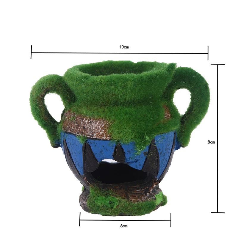 3 Fish Hideout Betta Cave Aquarium Decorations Natural Habitat Made from Resin Smooth Edges Spaciou Hideout for Betta Fish to Rest