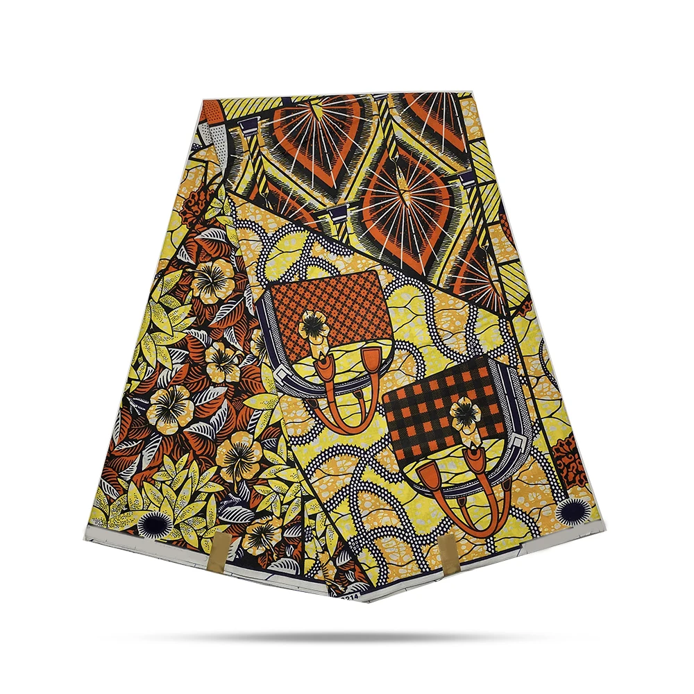 Ankara African cotton wax prints fabric real wax high quality 6 yards African fabric for dresses
Ankara African cotton wax prints fabric real wax high quality 6 yards African fabric for dresses