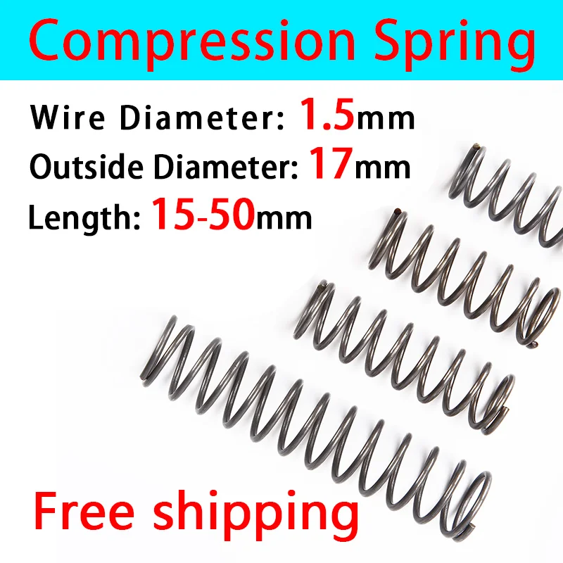 Pressure Plate Spring Release Spring Compressed Spring Return Spring Wire Diameter 1.5mm, Outer Diameter 17mm
Pressure Plate Spring Release Spring Compressed Spring Return Spring Wire Diameter 1.5mm, Outer Diameter 17mm