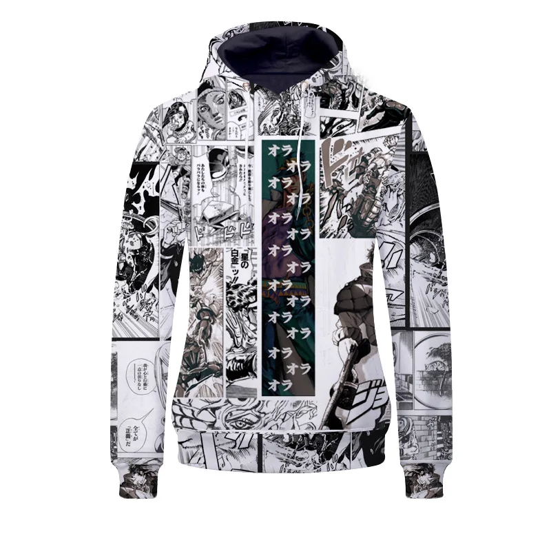 Unisex Hoodie New JOJO Bizarre Adventure Pullover Sweatshirt Hoodies JOJO 3D Print Cosplay Harajuku Hooded Sweatshirts Tracksuit
Unisex Hoodie New JOJO Bizarre Adventure Pullover Sweatshirt Hoodies JOJO 3D Print Cosplay Harajuku Hooded Sweatshirts Tracksuit
