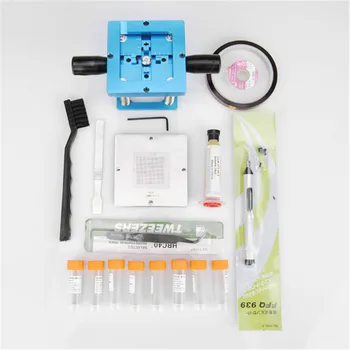 26 in 1 BGA Rework Fixtures Kits 90x90 Universal Reballing BGA Stencil Kit Accessories For Laptop Game Console
26 in 1 BGA Rework Fixtures Kits 90x90 Universal Reballing BGA Stencil Kit Accessories For Laptop Game Console