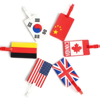Luggage National Flag Tag PVC Silica Gel Suitcase ID Address Holder Baggage Boarding Tag Portable Label Bag Travel Accessories
Luggage National Flag Tag PVC Silica Gel Suitcase ID Address Holder Baggage Boarding Tag Portable Label Bag Travel Accessories