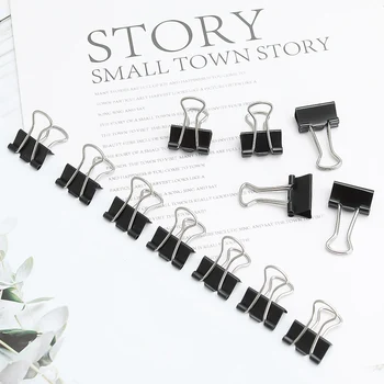12 Pcs/lot Black Metal Binder Clips 15mm Notes Letter Paper Office Supplies Binding Securing Clip Product
12 Pcs/lot Black Metal Binder Clips 15mm Notes Letter Paper Office Supplies Binding Securing Clip Product