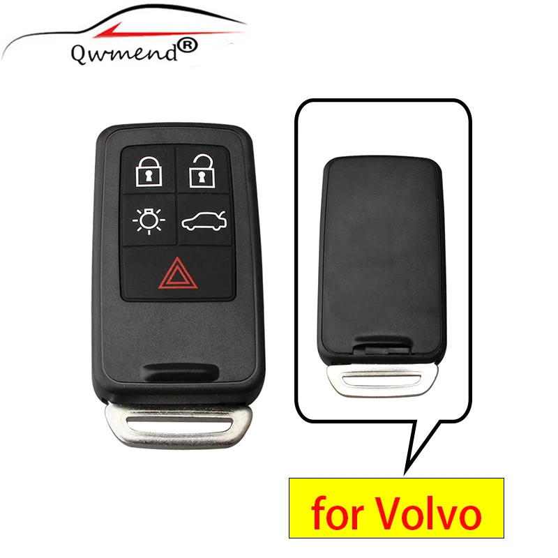QWMEND for Volvo Shell 5 Buttons Replacement Car Remote Key Fob Case for Volvo XC60 XC40 S90 V40 XC70 V70 S40 V50 Car Key Cover
QWMEND for Volvo Shell 5 Buttons Replacement Car Remote Key Fob Case for Volvo XC60 XC40 S90 V40 XC70 V70 S40 V50 Car Key Cover