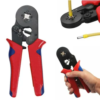 Ratchet Ferrule Crimper Plier Crimping Tool Cable Wire Electrical Terminals Kits Crimper Plier Tool Self Adjusting Ratcheting
Ratchet Ferrule Crimper Plier Crimping Tool Cable Wire Electrical Terminals Kits Crimper Plier Tool Self Adjusting Ratcheting