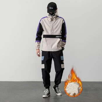 Whiter Thick Warm Fleece Tracksuit Men Jogging Sets 2 Piece Pullover Hoodie+Pants Streetwear Sweat Suits
Whiter Thick Warm Fleece Tracksuit Men Jogging Sets 2 Piece Pullover Hoodie+Pants Streetwear Sweat Suits