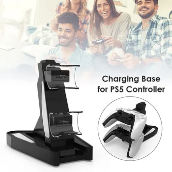 2020 New Hot Charging base Controller Charger Charging Station Dock for ps5 Gamepad Stand Holder Gaming зарядное устройство
2020 New Hot Charging base Controller Charger Charging Station Dock for ps5 Gamepad Stand Holder Gaming зарядное устройство