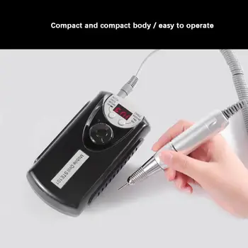 Nail Electric Nail Drill Device Polish Machine for Manicure Cuticle Remover LCD Visual Revolution Low Noise High Speed
Nail Electric Nail Drill Device Polish Machine for Manicure Cuticle Remover LCD Visual Revolution Low Noise High Speed