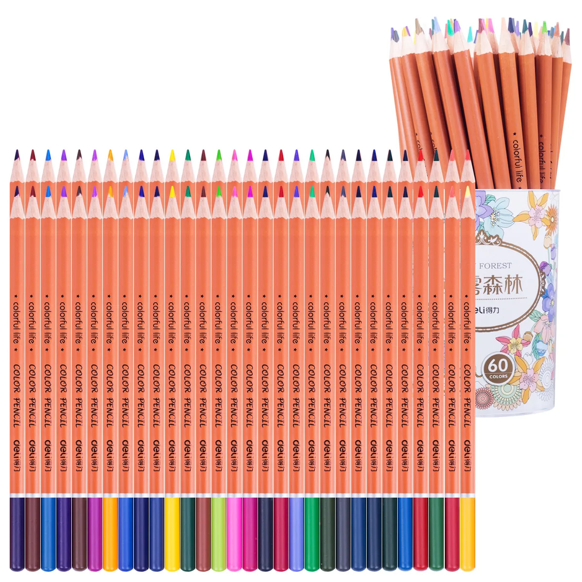 Deli 6502 Colored Pencil Beginners Hand-Painted Secret Garden Coloring Painting Kit 60-Color Profession Color Lead
Deli 6502 Colored Pencil Beginners Hand-Painted Secret Garden Coloring Painting Kit 60-Color Profession Color Lead
