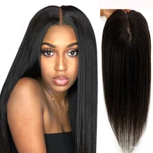 Silky Straight Silk Base Topper with 4 Clip In 5"X5" Breathable Chinese Virgin Human Hair Toupee for Women Fine Hairpiece
Silky Straight Silk Base Topper with 4 Clip In 5"X5" Breathable Chinese Virgin Human Hair Toupee for Women Fine Hairpiece