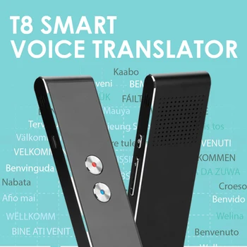 T8 Real Time Instant Voice Translator 2 Way Talking Mini Smart Voice Speech Translator 40+ Language Bluetooth Travel Translator
T8 Real Time Instant Voice Translator 2 Way Talking Mini Smart Voice Speech Translator 40+ Language Bluetooth Travel Translator
