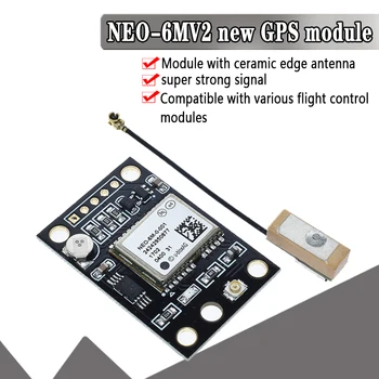 WAVGAT GY-NEO6MV2 New NEO-6M GPS Module NEO6MV2 with Flight Control EEPROM MWC APM2.5 Large Antenna for arduino
WAVGAT GY-NEO6MV2 New NEO-6M GPS Module NEO6MV2 with Flight Control EEPROM MWC APM2.5 Large Antenna for arduino