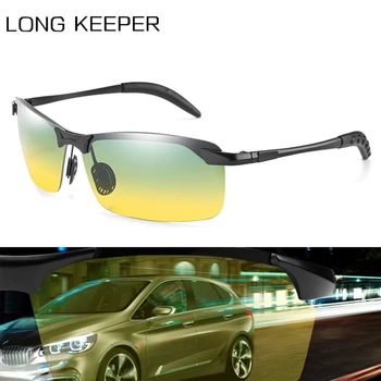 Night Vision Polarized Sunglasses Men Day And Night Vision Anti-glare Driving Goggles UV400 Metal Frame Yellow lens Sun Glasses 
Night Vision Polarized Sunglasses Men Day And Night Vision Anti-glare Driving Goggles UV400 Metal Frame Yellow lens Sun Glasses