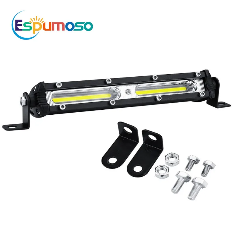 7 Inch COB Car LED Work Light Bar Off Road Spot Lamp 12V 24V for SUV ATV Truck 4x4 UAZ Boat Motorcycle Auto Fog Lamp Headlight
7 Inch COB Car LED Work Light Bar Off Road Spot Lamp 12V 24V for SUV ATV Truck 4x4 UAZ Boat Motorcycle Auto Fog Lamp Headlight