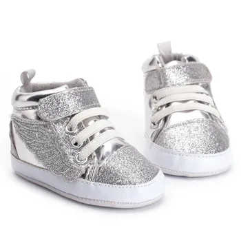 Infant Newborn Baby Girl Boy Shoes Anti-slip Fashion Baby Shoes Casual Walking Shoes Sliver Wing Bebek Ayakkabi First Walkers
Infant Newborn Baby Girl Boy Shoes Anti-slip Fashion Baby Shoes Casual Walking Shoes Sliver Wing Bebek Ayakkabi First Walkers