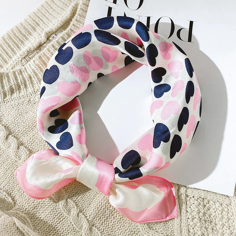 Design Print Small Square Scarf Women Real Silk Neck Scarves Hair Band Foulard Floral Horse Print Neckerchief Bandana Chocker Design Print Small Square Scarf Women Real Silk Neck Scarves Hair Band Foulard Floral Horse Print Neckerchief Bandana Chocker