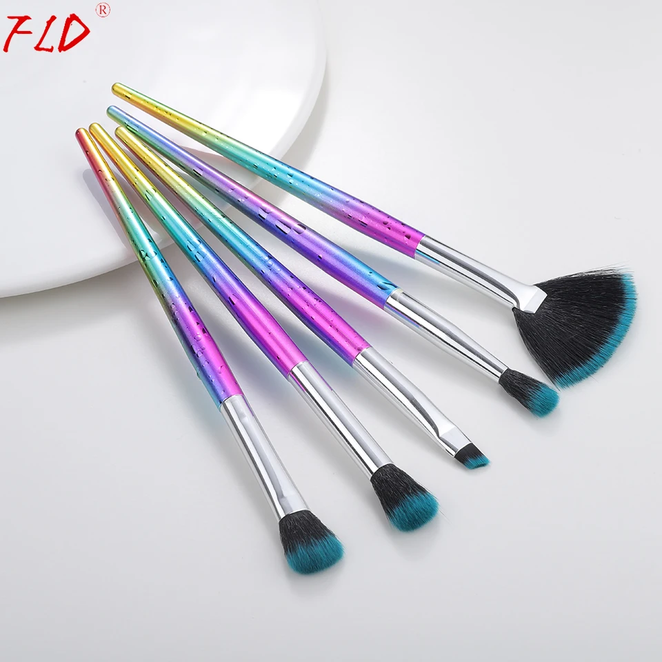 FLD 5Pcs Colorful Makeup Brush Sets Eye Shadow Eyeliner Brushes Sets Kits Tools
FLD 5Pcs Colorful Makeup Brush Sets Eye Shadow Eyeliner Brushes Sets Kits Tools