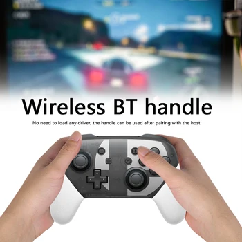 PRO Wireless Controller For N-Switch With Screen Shot Vibration Joystick Console Bluetooth Connection Controller (White)
PRO Wireless Controller For N-Switch With Screen Shot Vibration Joystick Console Bluetooth Connection Controller (White)