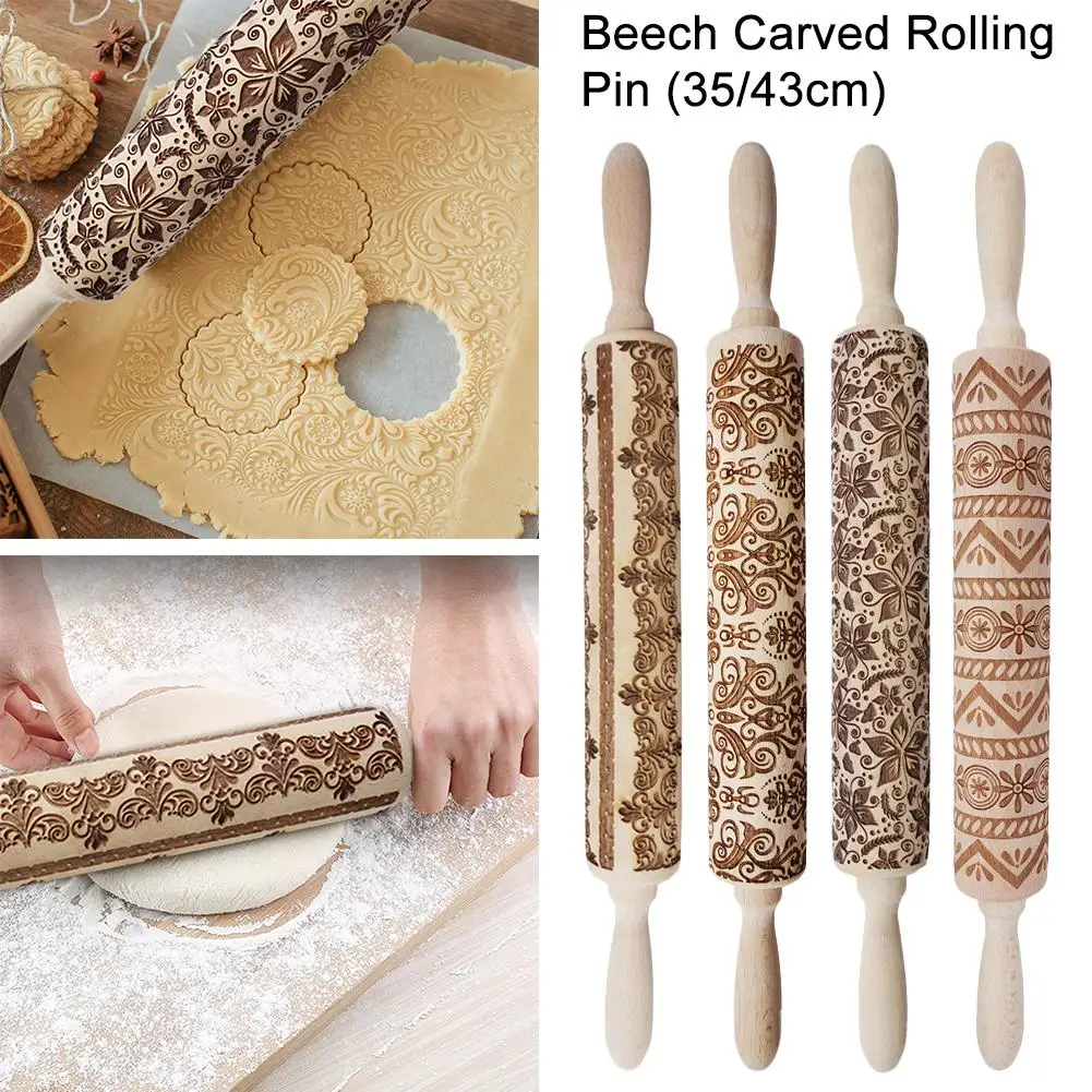Vintage Roman Pattern Deep Carved Embossed Rolling Pin Dough Engraved Roller For Baking Cookies Noodles Cookies
Vintage Roman Pattern Deep Carved Embossed Rolling Pin Dough Engraved Roller For Baking Cookies Noodles Cookies