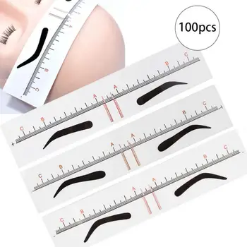 100pcs Disposable Eyebrow Stencil Eyebrow Tattoo Makeup Microblading Ruler Tools Tattoo Supplies Eyebrow Guide Ruler Makeup Tool
100pcs Disposable Eyebrow Stencil Eyebrow Tattoo Makeup Microblading Ruler Tools Tattoo Supplies Eyebrow Guide Ruler Makeup Tool