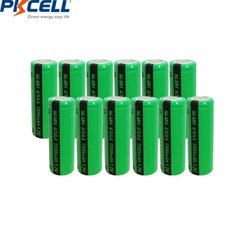 12 x PKCELL 4/5AA Ni-MH Battery Flat Top 1.2V 1300mAh NiMh Rechargeable Battery For Cordless Tools, Power Tools
12 x PKCELL 4/5AA Ni-MH Battery Flat Top 1.2V 1300mAh NiMh Rechargeable Battery For Cordless Tools, Power Tools