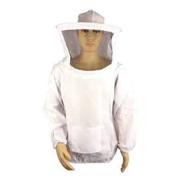 Pro Beekeeping Clothing Suit Protective Mesh Top Beekeeping Jacket with Hat Anti-Bee Coat Beekeepers Beekeeping Supplies
Pro Beekeeping Clothing Suit Protective Mesh Top Beekeeping Jacket with Hat Anti-Bee Coat Beekeepers Beekeeping Supplies