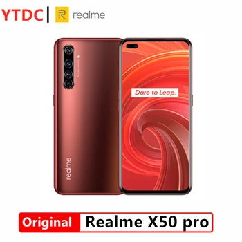 New Realme X50 Pro 5G Moblie Phone 6.44" SuperAmoled 8GB+128GB Snapdragon 865 Android 10.0 65W Superdart Charge Smartphone 
New Realme X50 Pro 5G Moblie Phone 6.44" SuperAmoled 8GB+128GB Snapdragon 865 Android 10.0 65W Superdart Charge Smartphone