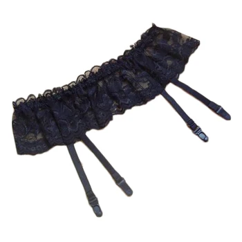 High elastic double layer lace garter belt versatile women's sexy underwear buckle suspender pants without t-socks
High elastic double layer lace garter belt versatile women's sexy underwear buckle suspender pants without t-socks