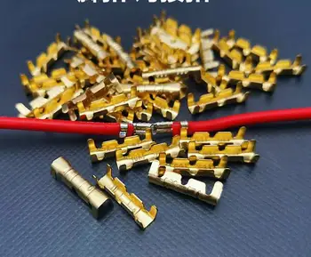 500pcs Quick cold end connector Wiring buckle Butt joint Copper clasp Terminal block Cold press terminal 0.5-1.5
500pcs Quick cold end connector Wiring buckle Butt joint Copper clasp Terminal block Cold press terminal 0.5-1.5