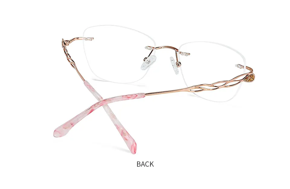 Titanium Glasses Frame Women Ultra Light Eyeglasses Classic Luxury Design MyopiaGlasses Prescription Eyewear New (10)