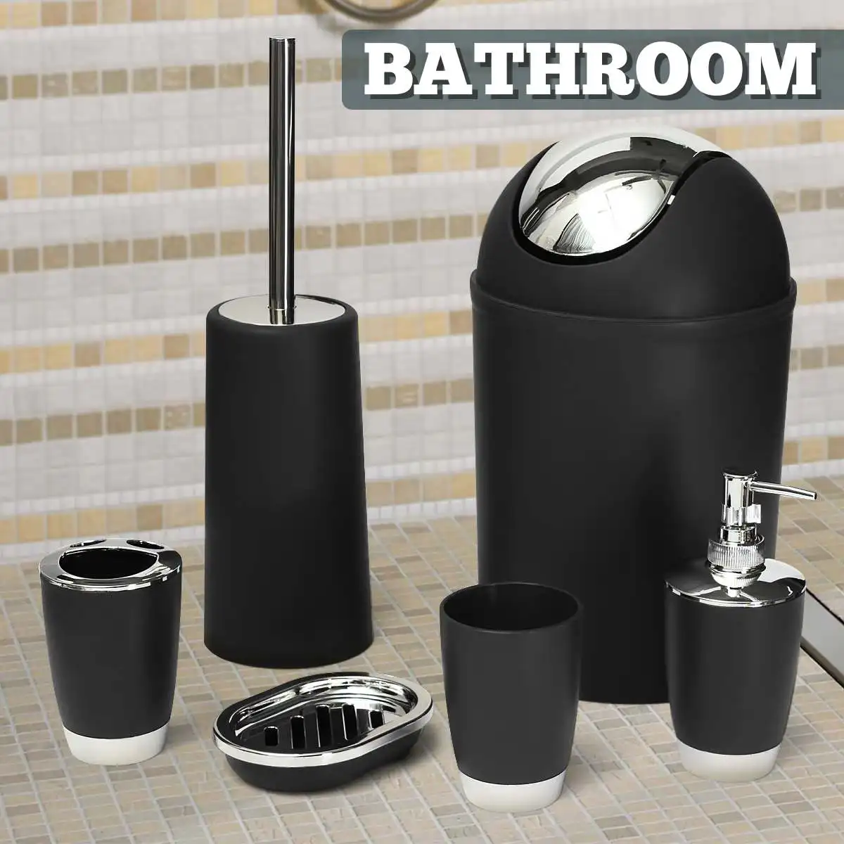 Xueqin 6pcs Plastic Bathroom Accessories Wash Suit Shell Bath Set Rinse Cup Tumbler Toothbrush Holder Soap Dish Set Bath Storag
Xueqin 6pcs Plastic Bathroom Accessories Wash Suit Shell Bath Set Rinse Cup Tumbler Toothbrush Holder Soap Dish Set Bath Storag