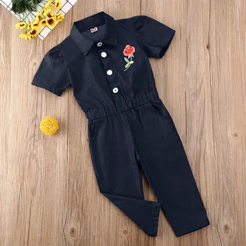 Emmababy Toddler Kid Baby Girl Denim Short Sleeve Button Floral printed Romper Jumpsuit Playsuit Outfit Clothes One-Piece
Emmababy Toddler Kid Baby Girl Denim Short Sleeve Button Floral printed Romper Jumpsuit Playsuit Outfit Clothes One-Piece
