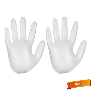 100PCS Disposable Gloves PVC Transparent Sanitary Gloves Hairdressing Styling Food Cooking Cleaning Gloves Home Cleaning Tools
100PCS Disposable Gloves PVC Transparent Sanitary Gloves Hairdressing Styling Food Cooking Cleaning Gloves Home Cleaning Tools