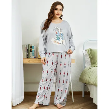 4XL Plus Size Women Summer Nice Rabbit Cartoon Printing Pajama Sets Short Sleeve Pajamas Soft Pyjamas Loungewear Autumn Homewear
4XL Plus Size Women Summer Nice Rabbit Cartoon Printing Pajama Sets Short Sleeve Pajamas Soft Pyjamas Loungewear Autumn Homewear